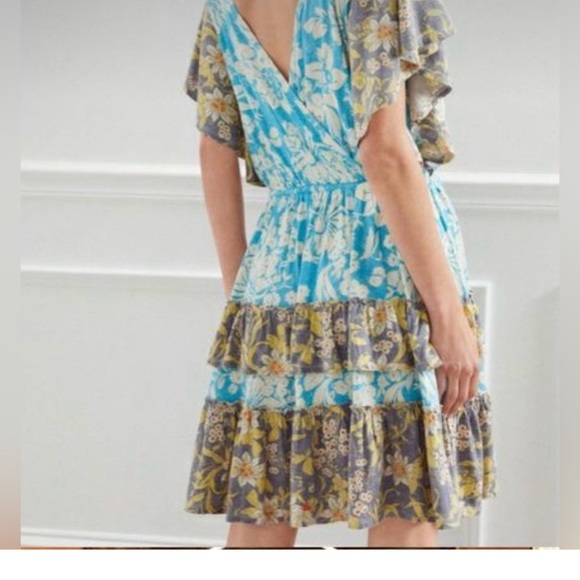 HP Daily Practice by Anthropologie tiered floral summer dress. XSP. NWT - Picture 3 of 10